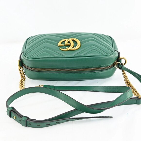 Authentic GUCCI GG Marmont Chain Shoulder Bag bsj870-110625 - Picture 5 of 16